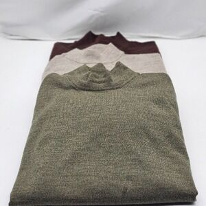 Jos. A. Bank Ponto-Uomo Men's Bundle of 3 Merino Wool Mock Neck XXLSweaters